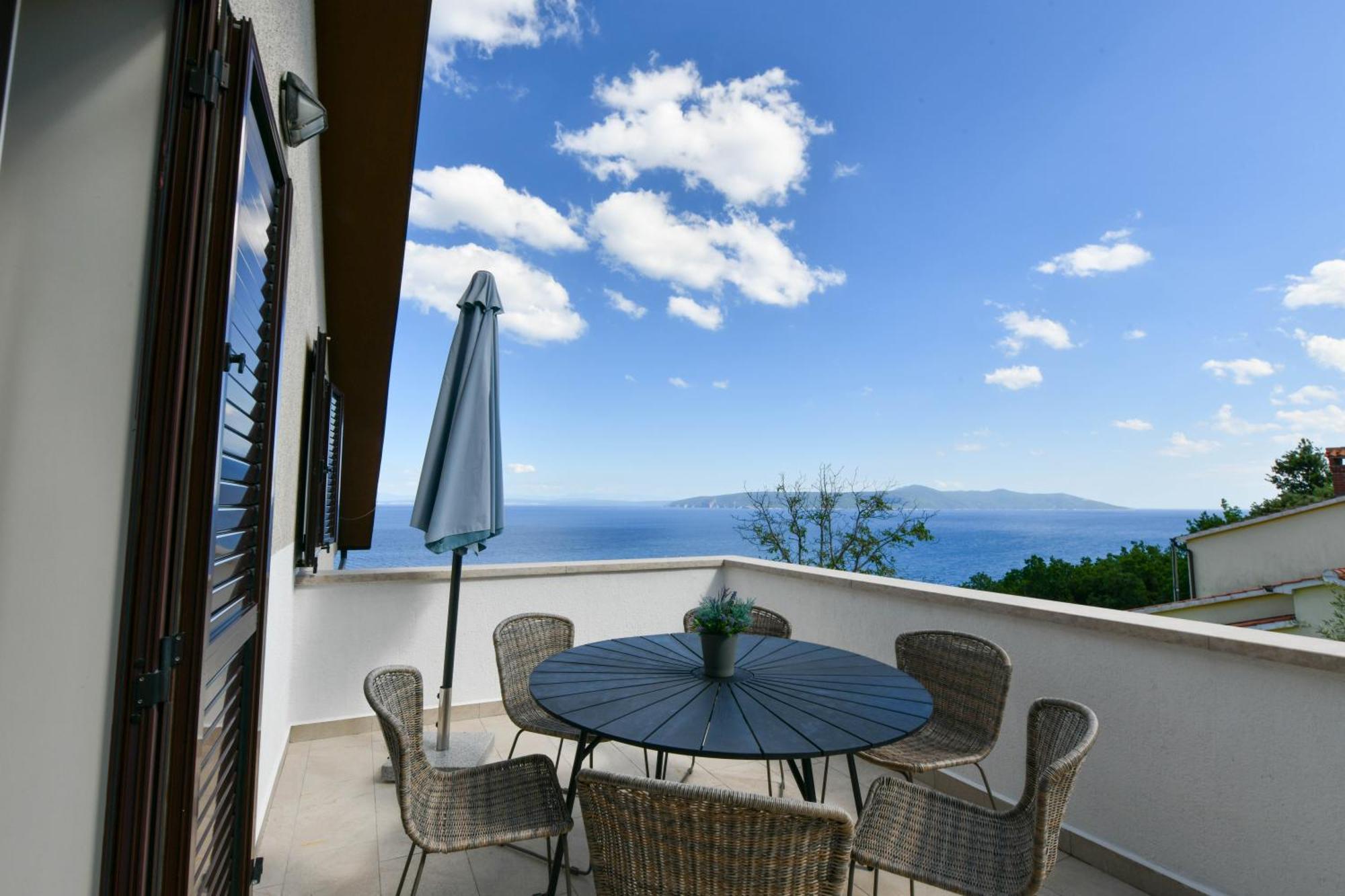 Apartments Near The Beach, With Terraces And Seaview At House B. Mošćenička Draga Exterior foto